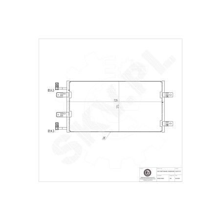 Condenseur de Climatisation Pour Renault Opel Nissan Vauxhall 8200019382