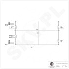Condenseur de Climatisation Pour Renault Opel Nissan Vauxhall 8200019382