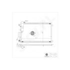 Condenseur de Climatisation Pour Nissan Qashqai 92100JD500 92100JD51A