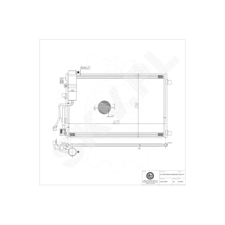 Condenseur de Climatisation Pour Nissan Qashqai 92100JD500 92100JD51A
