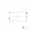 Condenseur de Climatisation Pour Nissan X-Trail 92100ES60A 92100ES60B 921109H215