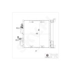Condenseur de Climatisation Pour Opel Astra G H Zafira B Vauxhall Astra MK V (H)
