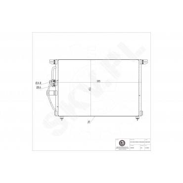 Condenseur de Climatisation Pour Opel Astra H Zafira B Vauxhall Zafira II (B)