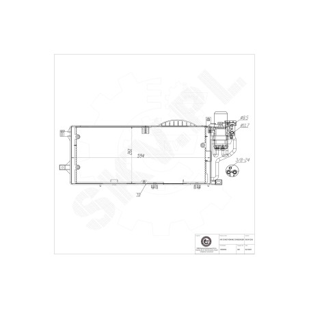 Condenseur de Climatisation Pour Opel Combo Corsa C Tigra Vauxhall