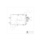 Condenseur de Climatisation Pour Opel Combo Corsa C Tigra Vauxhall