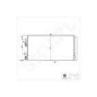 Condenseur de Climatisation Pour Opel Corsa E Vauxhall Corsa MK IV (E)