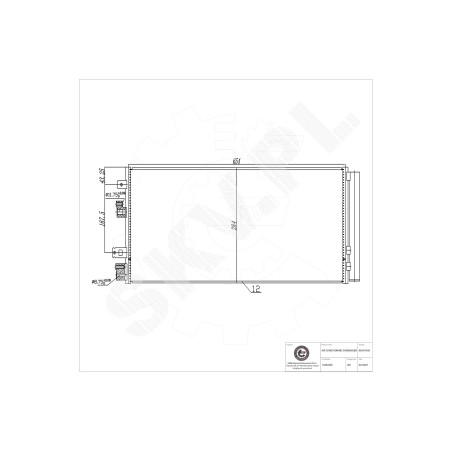 Condenseur de Climatisation Pour Opel Corsa E Vauxhall Corsa MK IV (E)