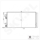 Condenseur de Climatisation Pour Opel Corsa E Vauxhall Corsa MK IV (E)