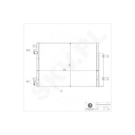 Condenseur de Climatisation Pour Opel Karl Vauxhall Viva 1850741 95437449