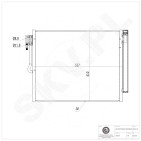 Condenseur de Climatisation Pour Opel Meriva B Vauxhall Meriva MK II (B)