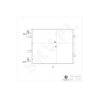 Condenseur de Climatisation Pour Renault Opel Vauxhall 8200411148 4417650