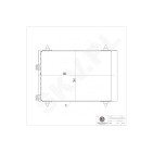 Condenseur de Climatisation Pour Peugeot 307 6455AA