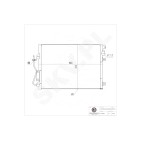 Condenseur de Climatisation Pour Renault Clio II Kangoo Thalia I 8200778910