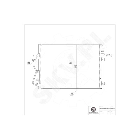 Condenseur de Climatisation Pour Renault Clio II Kangoo Thalia I 8200778910
