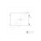 Condenseur de Climatisation Pour Renault Clio II Thalia I 8200245598 8200742595