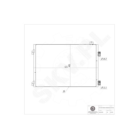 Condenseur de Climatisation Pour Renault Clio II Thalia I 8200245598 8200742595