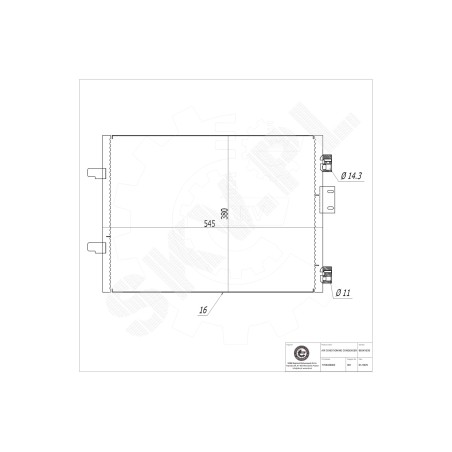 Condenseur de Climatisation Pour Renault Clio II Thalia I 7700436062