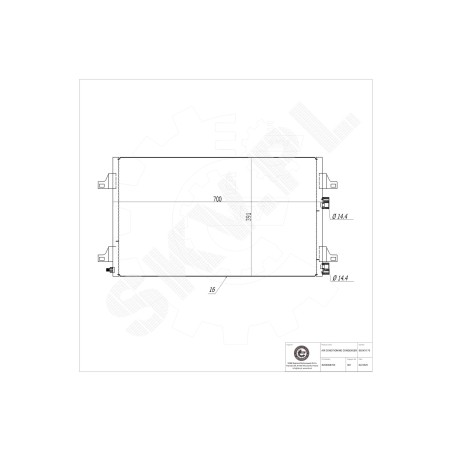 Condenseur de Climatisation Pour Renault Clio II Laguna VEL Satis 8200008763