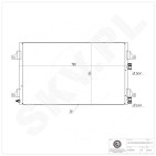 Condenseur de Climatisation Pour Renault Clio II Laguna VEL Satis 8200008763