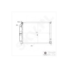 Condenseur de Climatisation Pour Renault Clio III Modus 8200134606 8200149953