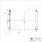 Condenseur de Climatisation Pour Renault Clio III Modus 8200134606 8200149953
