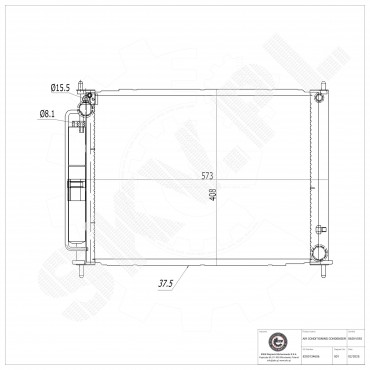 Condenseur de Climatisation Pour Renault Clio III Modus 8200134606 8200149953