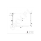 Condenseur de Climatisation Pour Renault Clio III Modus 8200221498 8200688387