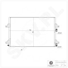 Condenseur de Climatisation Pour Renault Espace IV Megane II 8200332851