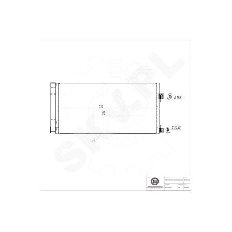 Condenseur de Climatisation Pour Renault Laguna III Latitude 921100002R