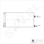 Condenseur de Climatisation Pour Renault Laguna III Latitude 921100002R