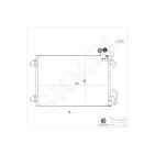 Condenseur de Climatisation Pour Renault Megane I Scenic Scénic 7700434383