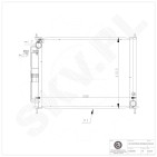Condenseur de Climatisation Pour Renault Twingo II Wind 8200369308