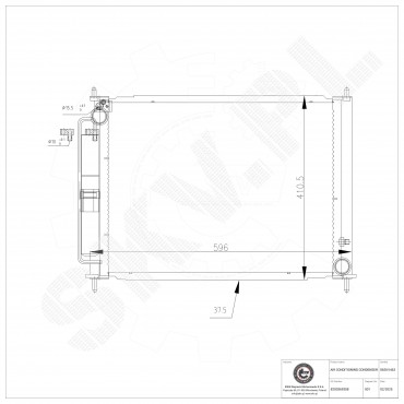 Condenseur de Climatisation Pour Renault Twingo II Wind 8200369308