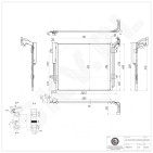 Condenseur de Climatisation Pour VW Sharan Seat Alhambra 7N0820411A 7N0820411B