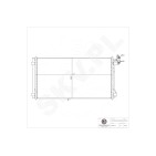 Condenseur de Climatisation Pour VW Sharan Seat Alhambra 7N0816411 7N0820411D