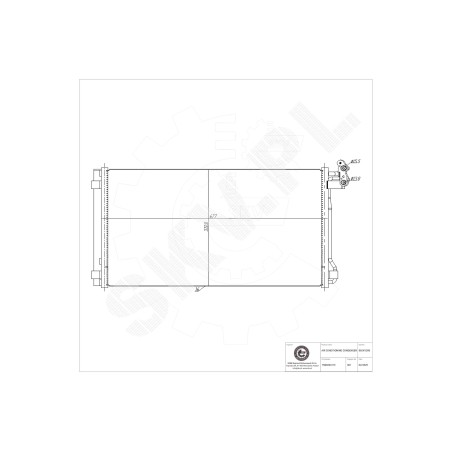 Condenseur de Climatisation Pour VW Sharan Seat Alhambra 7N0816411 7N0820411D