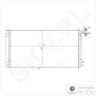 Condenseur de Climatisation Pour VW Sharan Seat Alhambra 7N0816411 7N0820411D