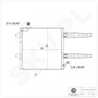 Condenseur de Climatisation Pour VW Lupo Polo Seat Arosa