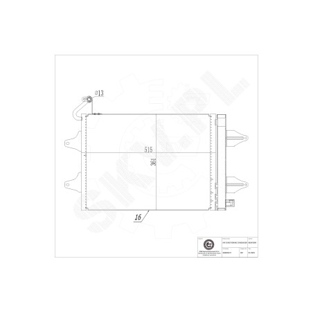 Condenseur de Climatisation Pour VW Seat Skoda 5Z0820411 5Z0820411D 5Z0820411E