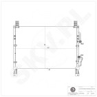Condenseur de Climatisation Pour Ssangyong Rexton/Rexton II Van 6840008400