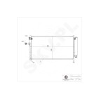 Condenseur de Climatisation Pour Subaru Forester 73210SA000 73210SA010