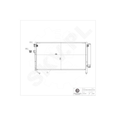 Condenseur de Climatisation Pour Subaru Forester 73210SA000 73210SA010