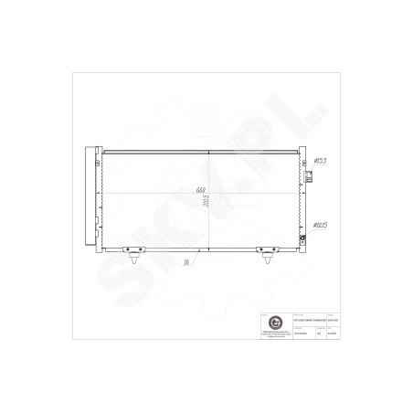 Condenseur de Climatisation Pour Subaru Forester Impreza 73210SC012 73210SC013