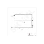 Condenseur de Climatisation Pour Suzuki Ignis II Subaru Justy II III
