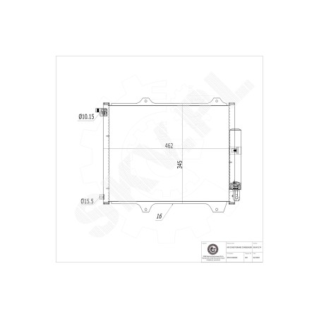 Condenseur de Climatisation Pour Suzuki Ignis II Subaru Justy II III