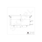 Condenseur de Climatisation Pour Subaru Legacy V Outback 73210AJ000 73210AJ001