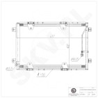 Condenseur de Climatisation Pour Suzuki Grand Vitara I 9531065D20 9531065D21