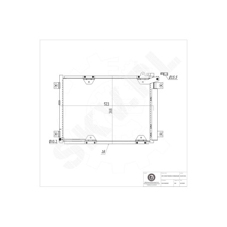 Condenseur de Climatisation Pour Suzuki Grand Vitara I 9531065D00