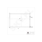 Condenseur de Climatisation Pour Suzuki Grand Vitara II 9531064JA0 9531064JA0000