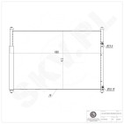 Condenseur de Climatisation Pour Suzuki Grand Vitara II 9531064JA0 9531064JA0000